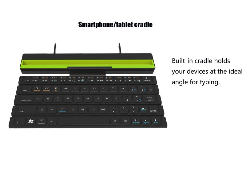 FOLDABLE KEYBOARD FOR SMARTPHONE AND TABLET