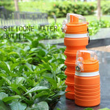 SILICONE FOLDING COLLAPSIBLE WATER BOTTLE