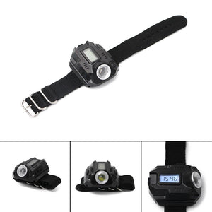 RECHARGEABLE FLASHLIGHT TACTICAL WATCH