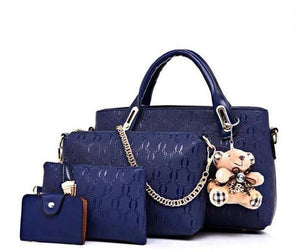 4 PIECE SET FASHION WOMAN HANDBAGS