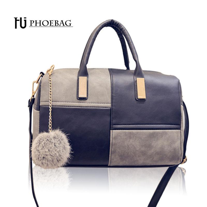 FASHIONABLE PATCHWORK  HANDBAG