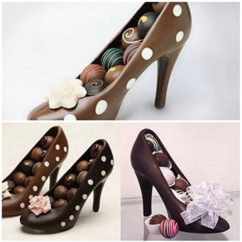 DIY CAKE DECORATING SHOE CHOCOLATE MOLD