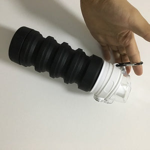 SILICONE FOLDING COLLAPSIBLE WATER BOTTLE