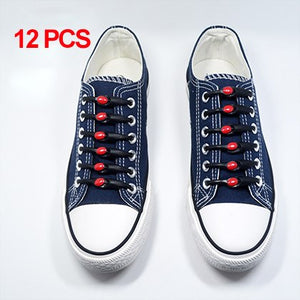 Lazy No Tie Elastic ShoeLaces (12 pcs)