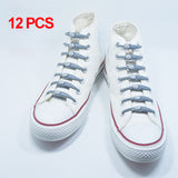 Lazy No Tie Elastic ShoeLaces (12 pcs)