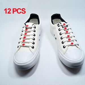 Lazy No Tie Elastic ShoeLaces (12 pcs)