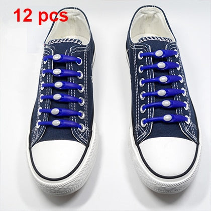 Lazy No Tie Elastic ShoeLaces (12 pcs)