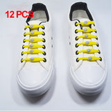 Lazy No Tie Elastic ShoeLaces (12 pcs)