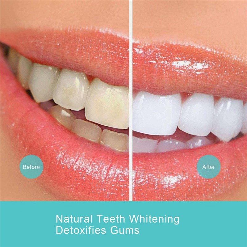 PREMIUM TEETH WHITENING ACTIVATED CHARCOAL, COCONUT & BAMBOO POWDER