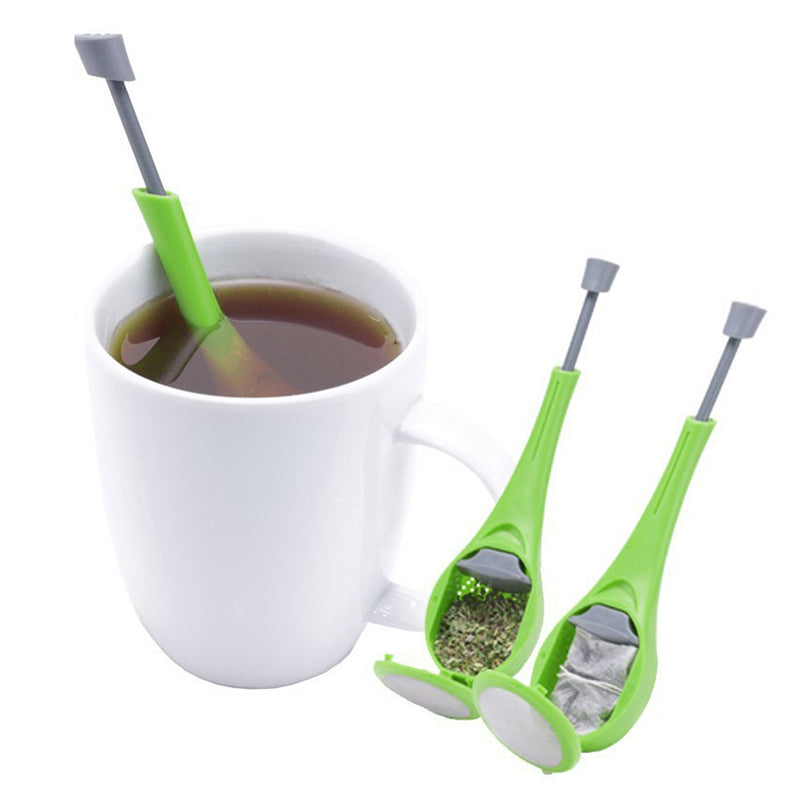 Built-in Plunger Strainer Tea Infuser